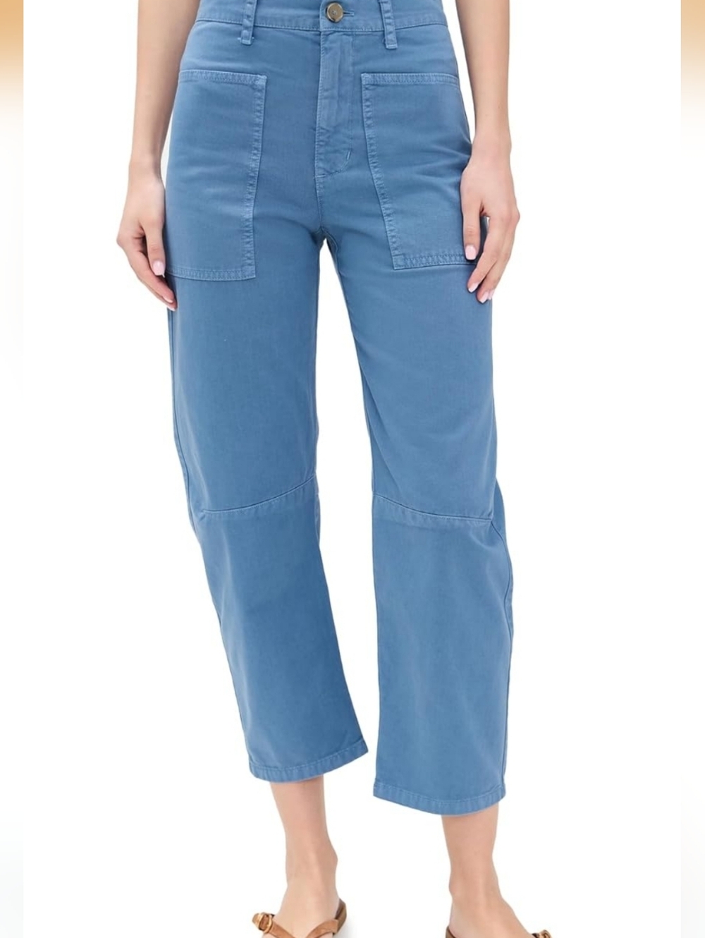 Velvet By Graham & Spencer Brylie Barrel Pants Blue 8